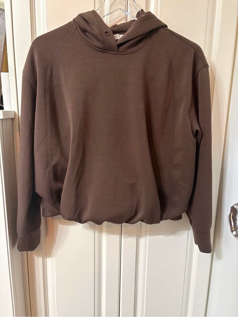Suzy Shier Chocolate Brown Hooded Pullover and matching Pants